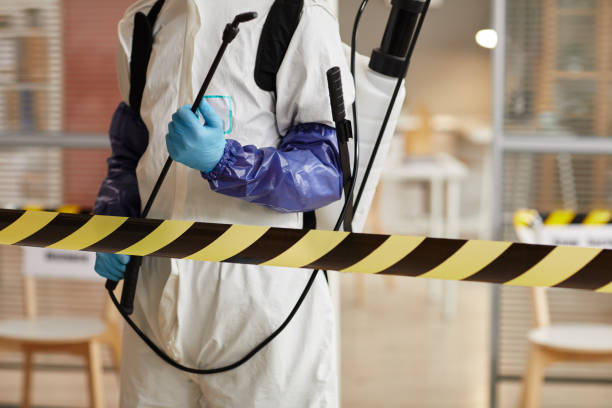 Professional Sewage Cleanup technician working in Florence, NJ